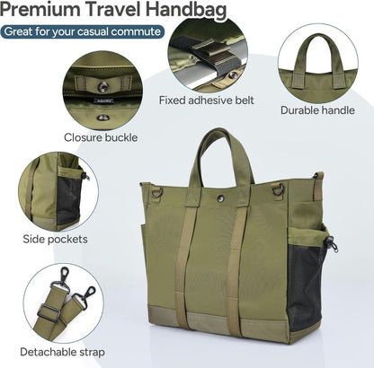 Spacious Laptop Shoulder Bag with Adjustable Strap
