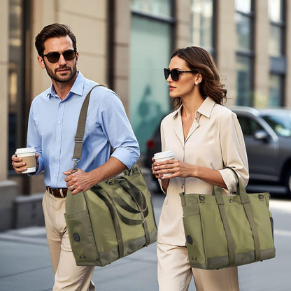 Spacious Laptop Shoulder Bag with Adjustable Strap