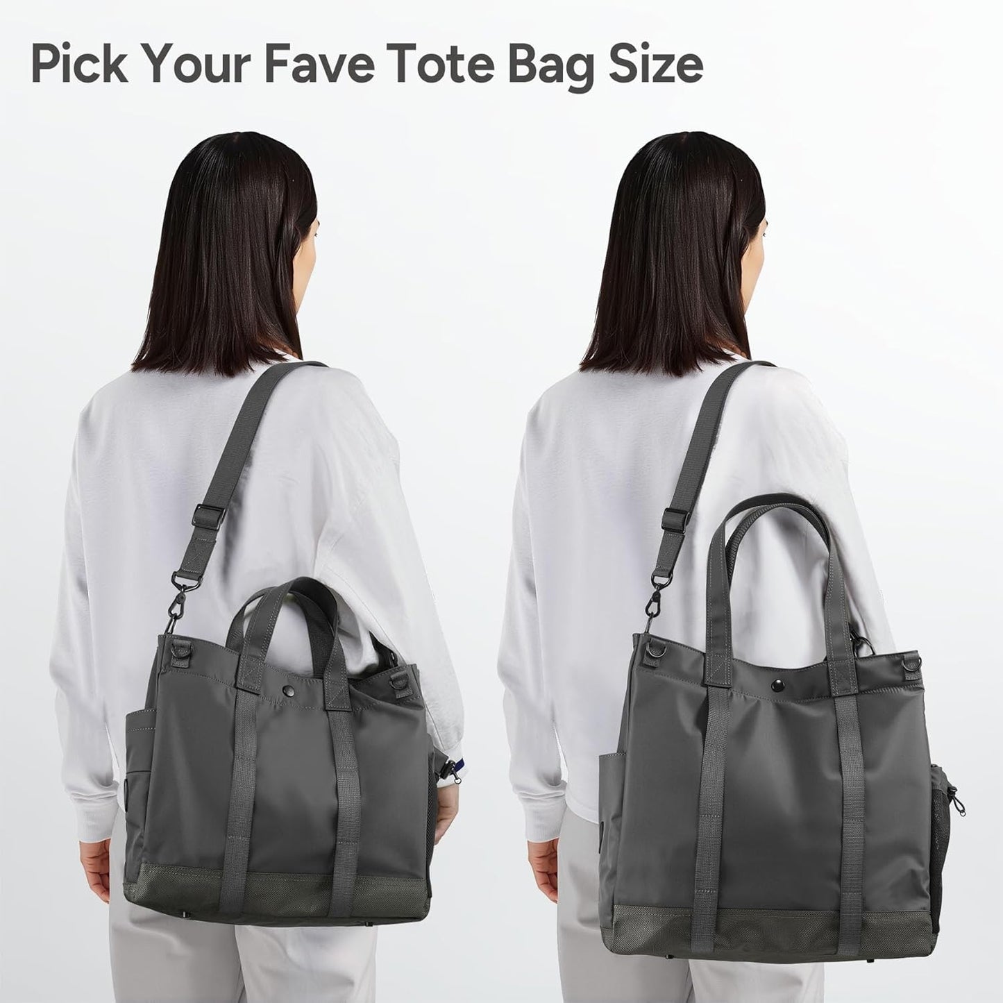 Spacious Laptop Shoulder Bag with Adjustable Strap