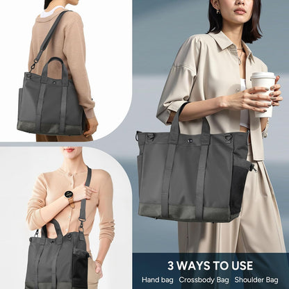 Spacious Laptop Shoulder Bag with Adjustable Strap