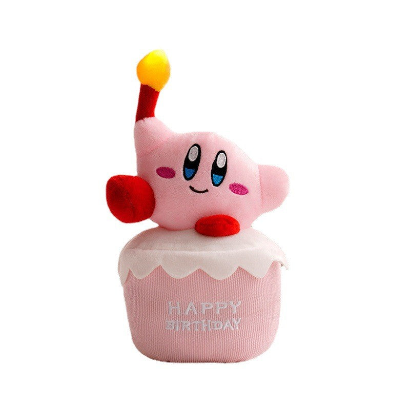 Fun Singing Birthday Cake Plush Toy with Lights - Pexav