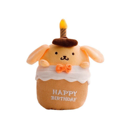 Musical Birthday Cake Plush Toy with Light and Sound - GlowCake-Pom Pom Purin-Nora Luxe