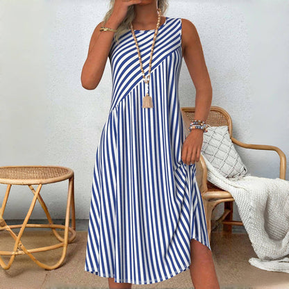 Chic Women's Strapless A-Line Knee Length Dress - Olytrend