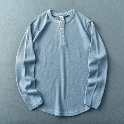 Classic Men's Long Sleeve Casual Tee - Olytrend