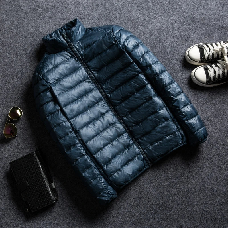 Men's Slim Waterproof Compact Puffer Coat