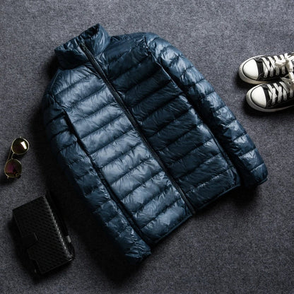 Men's Slim Waterproof Compact Puffer Coat