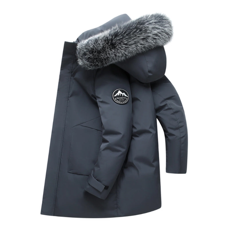 Waterproof Men's Insulated Hooded Parka Jacket