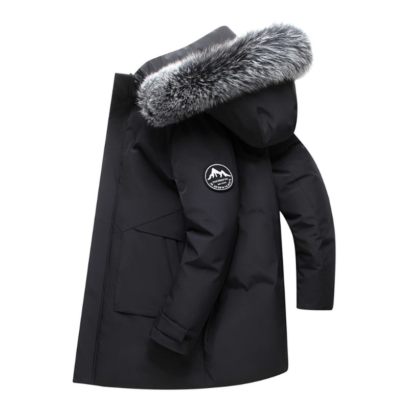 Waterproof Men's Insulated Hooded Parka Jacket