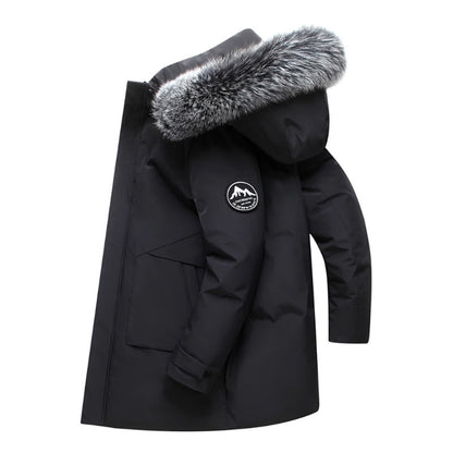 Waterproof Men's Insulated Hooded Parka Jacket