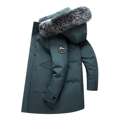 Waterproof Men's Insulated Hooded Parka Jacket