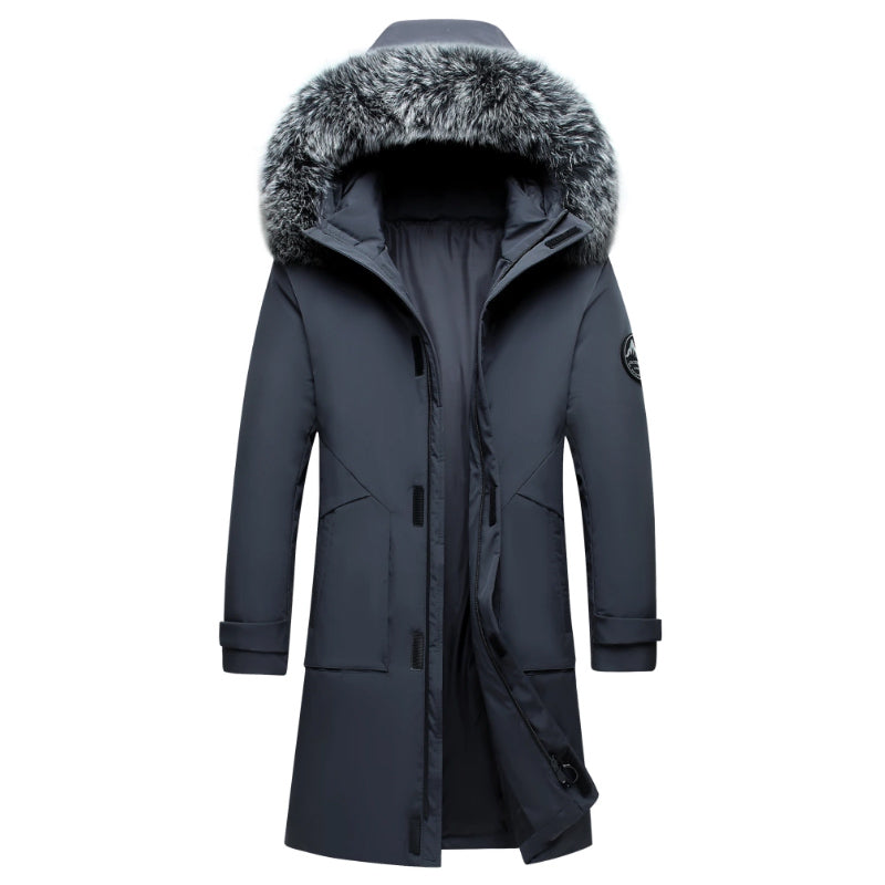 Waterproof Men's Insulated Hooded Parka Jacket - Pexav
