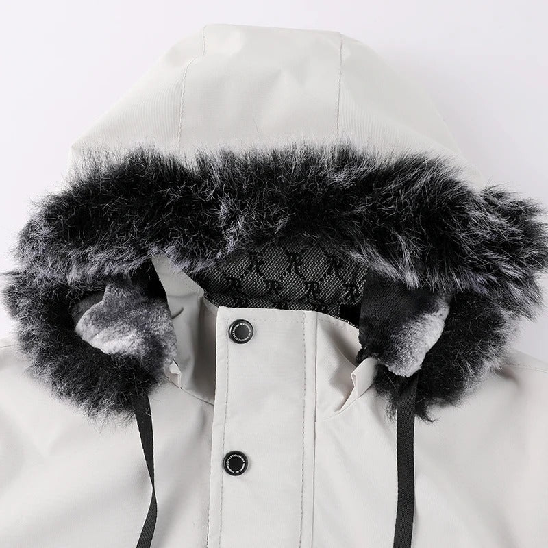 Warm Men's Insulated Hooded Winter Coat