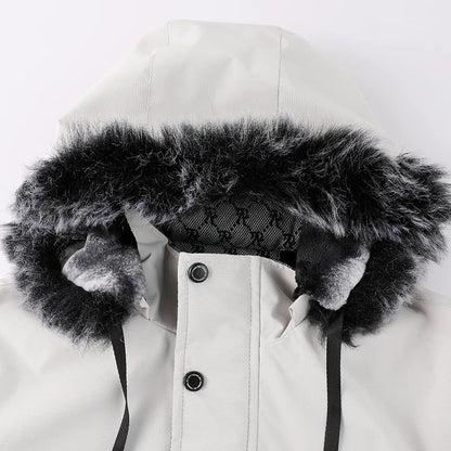 Warm Men's Insulated Hooded Winter Coat