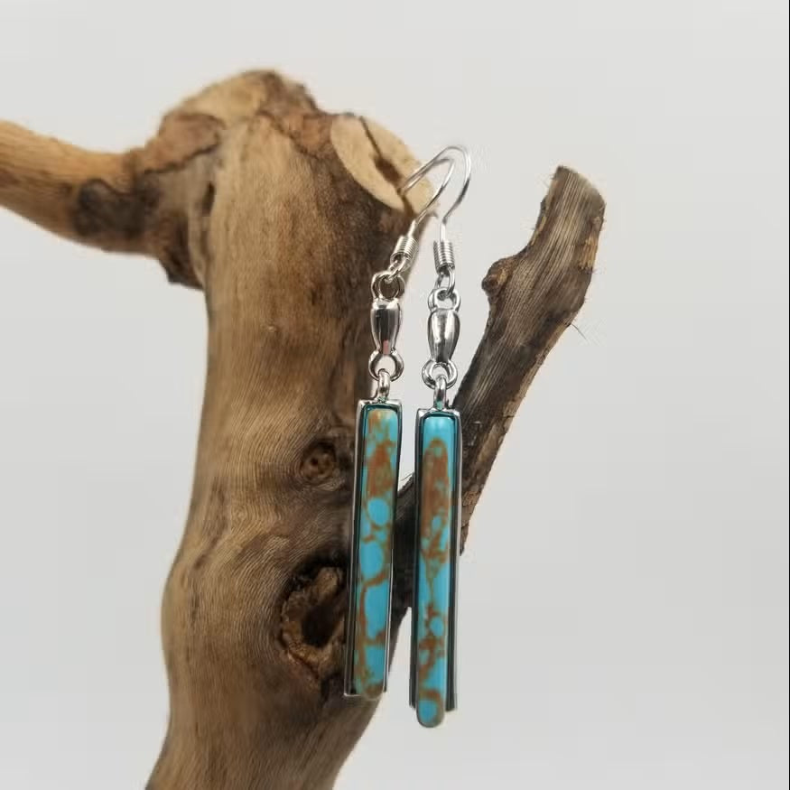 Classic Blue Drop Earrings - Olytrend