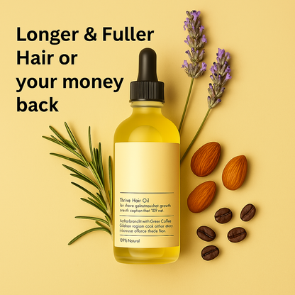 Natural Rosemary Hair Growth Oil - HerbGlow-Nora Luxe