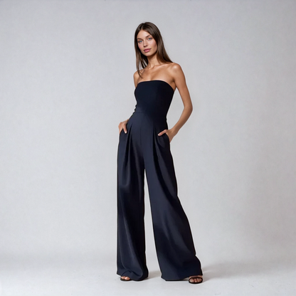 Elegant Sleeveless Flowy Jumpsuit for Women - Nocini