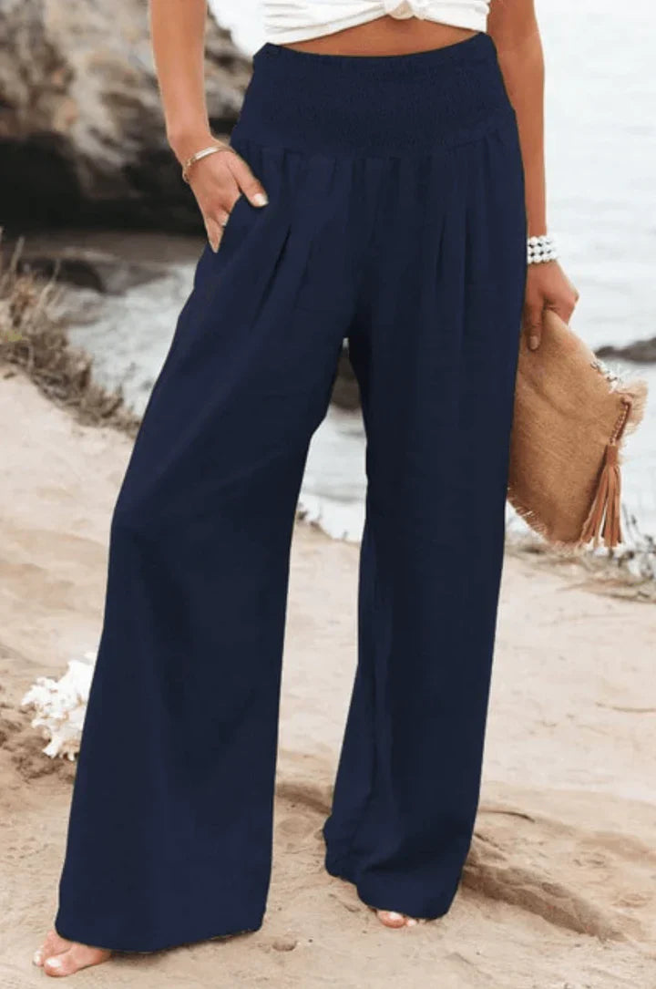Comfortable Wide Leg Women's Pants - Olytrend