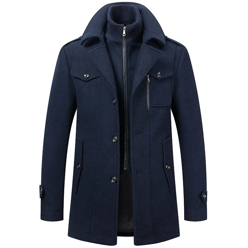 Waterproof Mens Parka Coat with Inner Zip Jacket