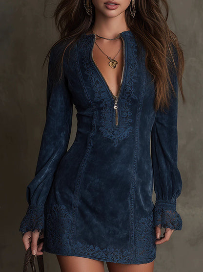 Chic Women's Short Sleeve Fit Dress - Olytrend