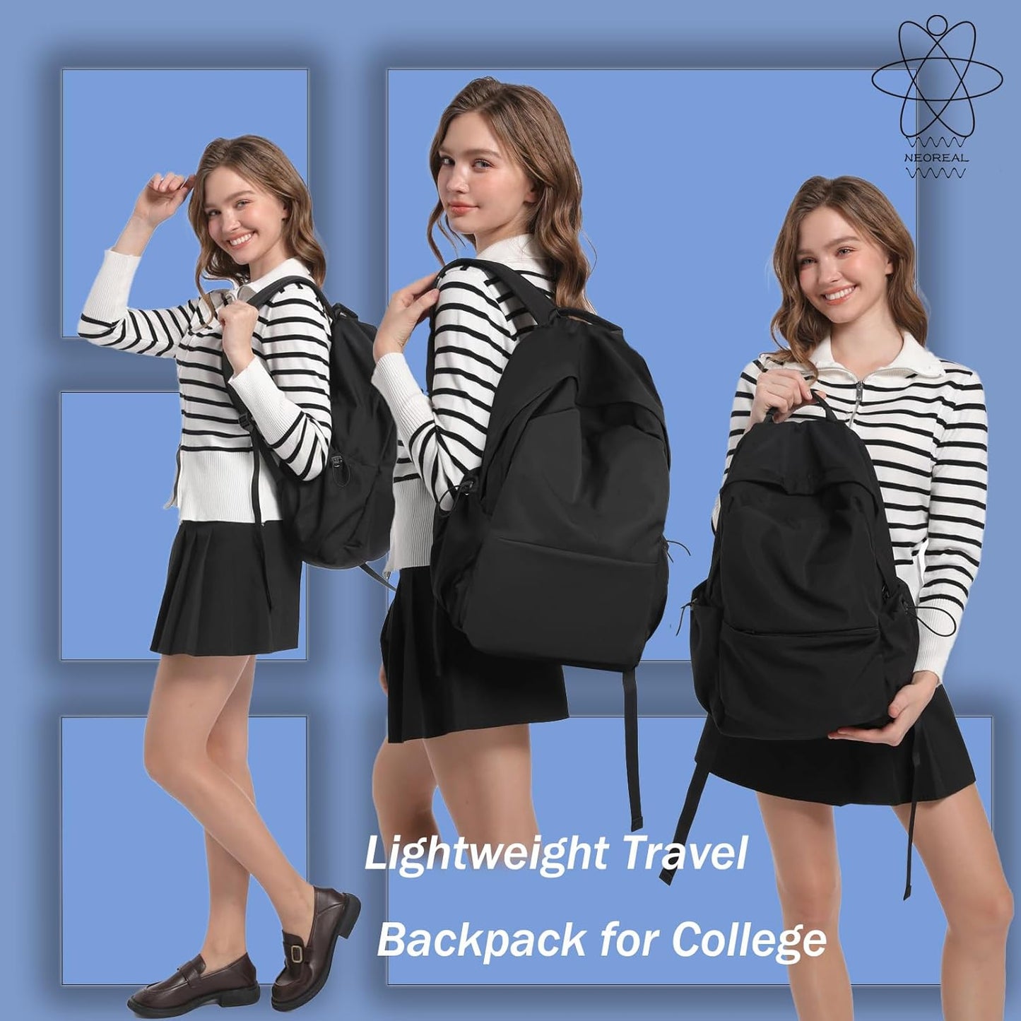 Compact Waterproof Laptop Bag with Multiple Compartments
