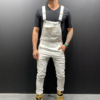 Men's Slim Fit Adjustable Overalls