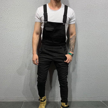 Men's Slim Fit Adjustable Overalls