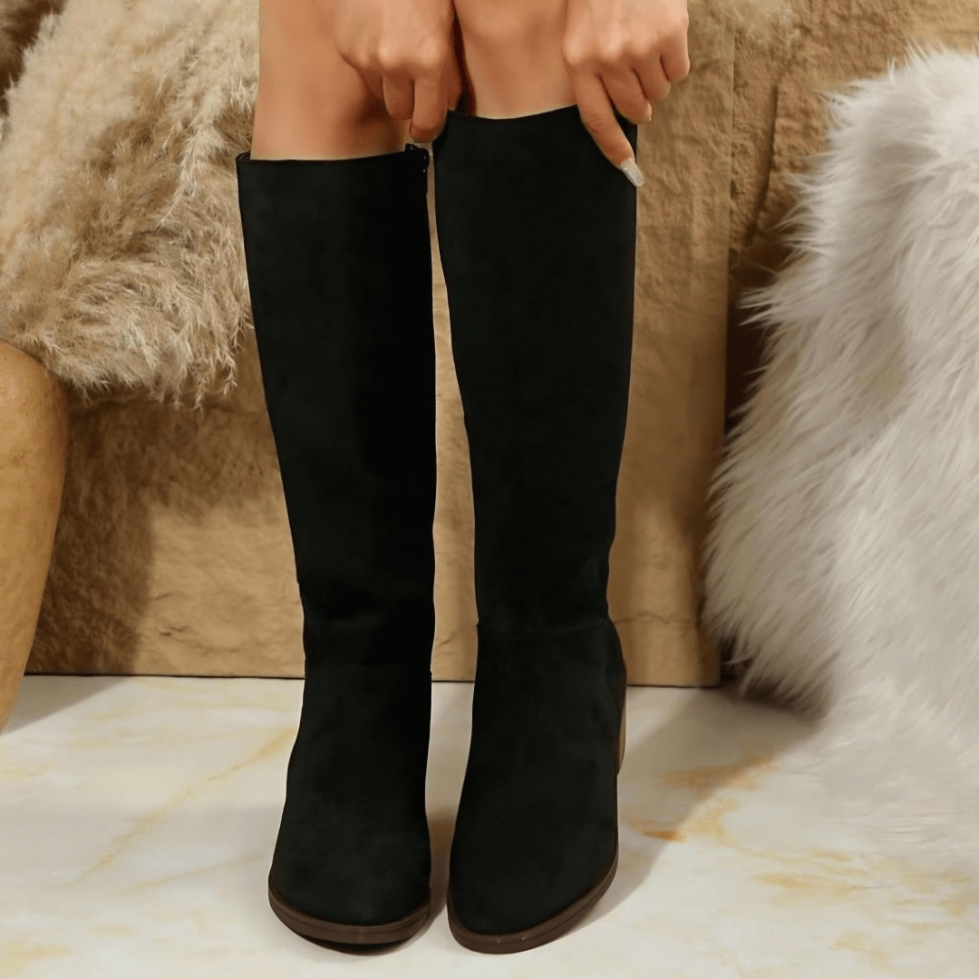 Stylish Wide Leg Calf Boots