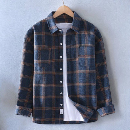 Relaxed Fit Men's Casual Button Down Shirt - Olytrend