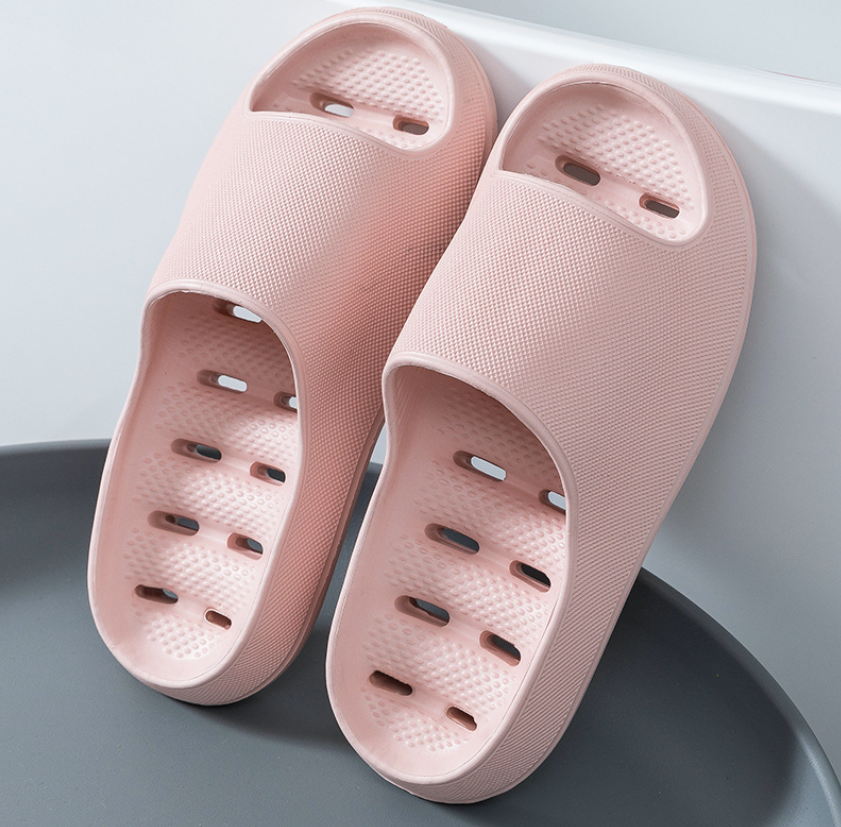 Grip Sole Comfortable Bath Slippers for Men Women - Pexav