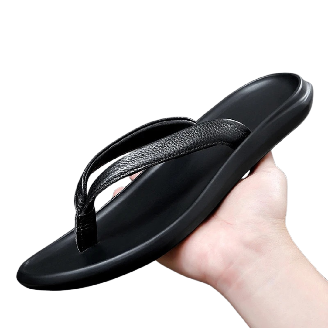 Comfortable Mens Leather Slip On Shoes for Summer - Pexav
