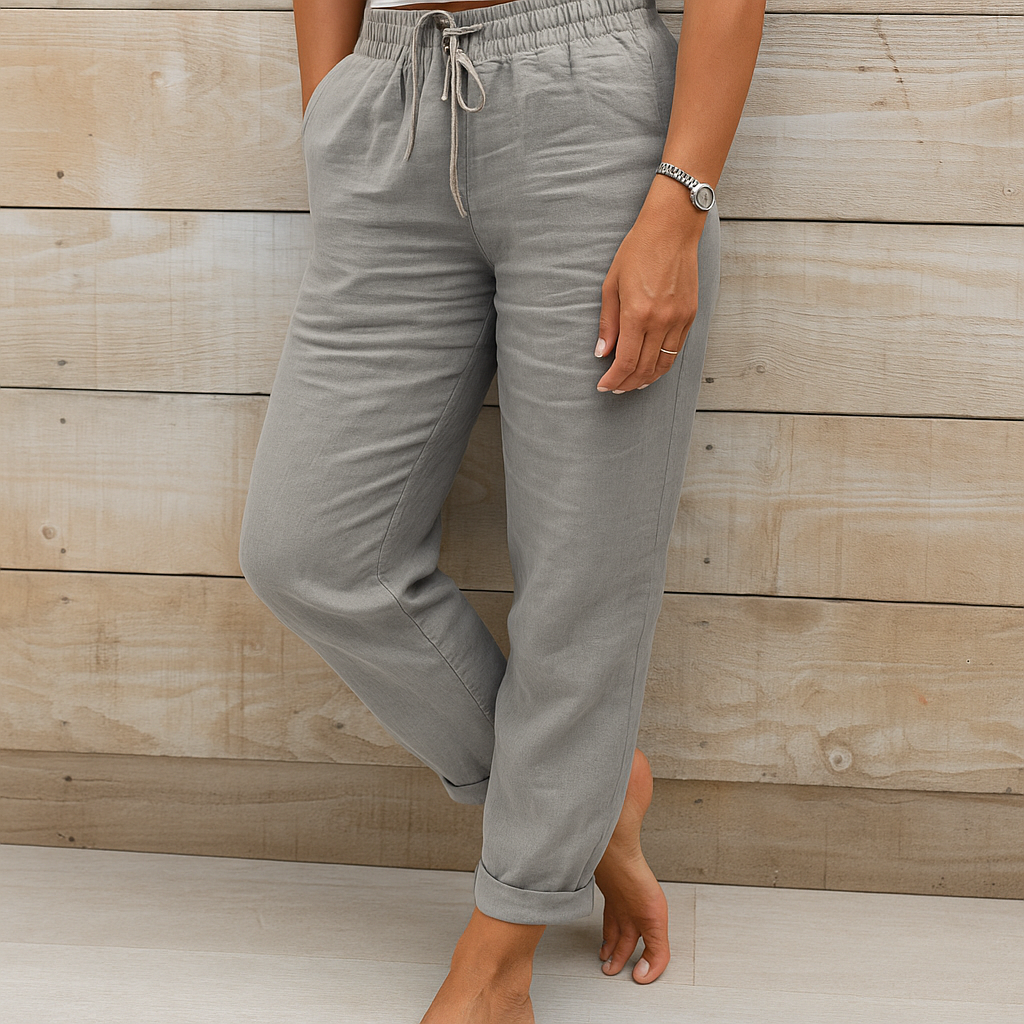 Ladies' Lightweight Linen Pants