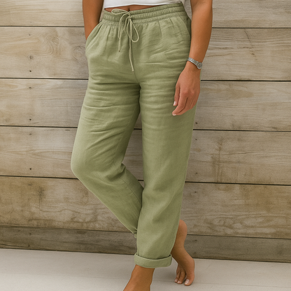 Ladies' Lightweight Linen Pants
