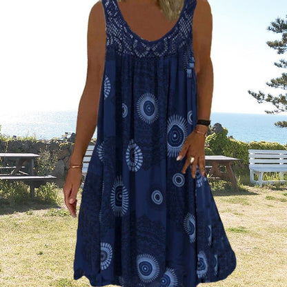 Tropical Seaside Sundress for Women