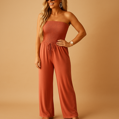 Women's Cold Shoulder Summer Jumpsuit Clara - Nocini