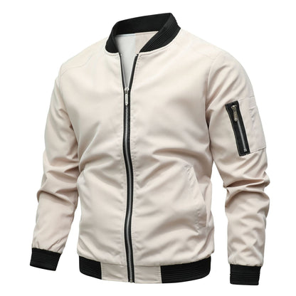 Classic Mens Bomber Jacket Comfort Fit - Nocini