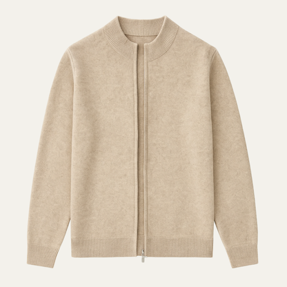 Premium Soft Men's Cashmere Wool Cardigan Sweater - Nocini