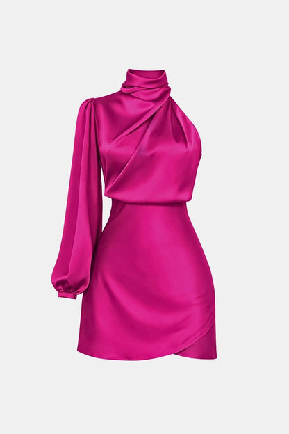 Image of Olive | Women's One Shoulder Mini Dress