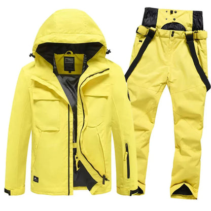 Waterproof Men's Ski Jacket Suit