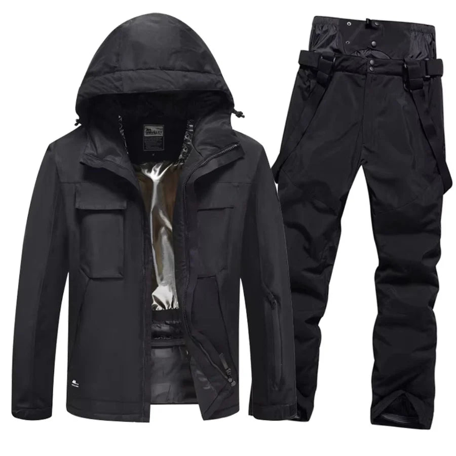 Waterproof Men's Ski Jacket Suit