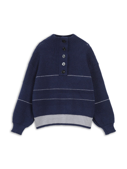 Relaxed Fit Crew Neck Sweater