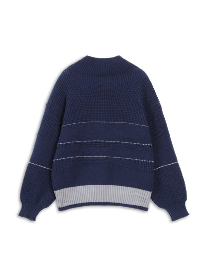 Relaxed Fit Crew Neck Sweater
