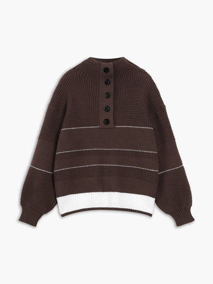 Relaxed Fit Crew Neck Sweater
