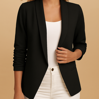 Classic Chic Open Front Women's Blazer - Nocini