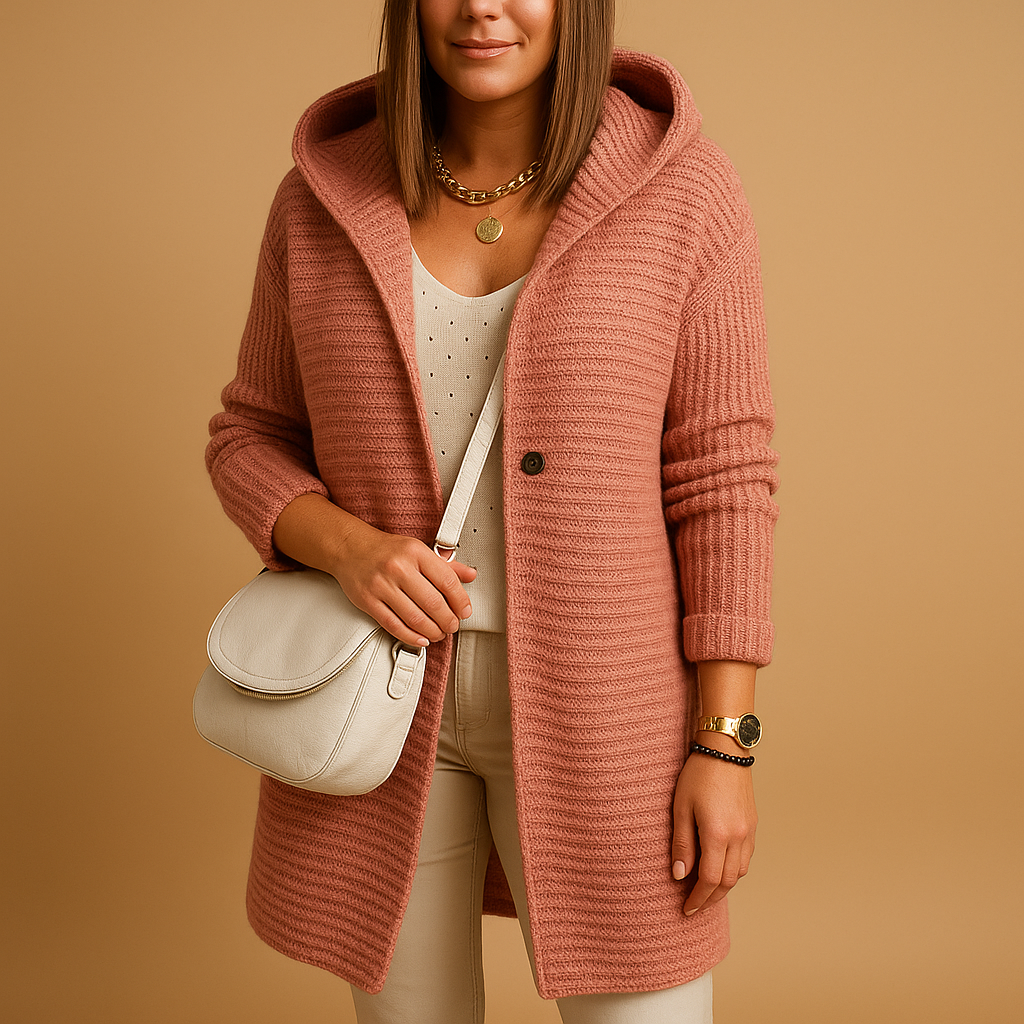 Cozy Open Front Cardigan for Women - Nocini