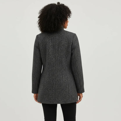 Relaxed Fit Women's Open Jacket Coat