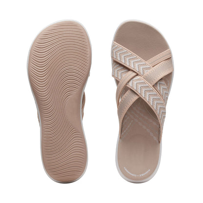 Ortho-Sandals - StrideWell-Black-2.5-Nora Luxe