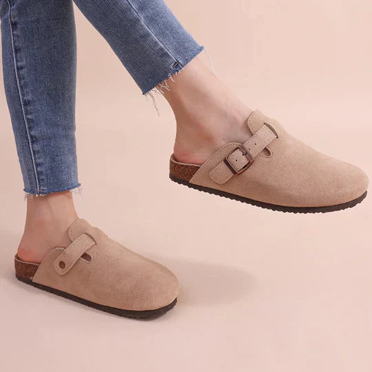 Luxurious Suede Foam Mule Slippers - Olytrend