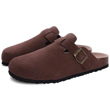 Luxurious Suede Foam Mule Slippers