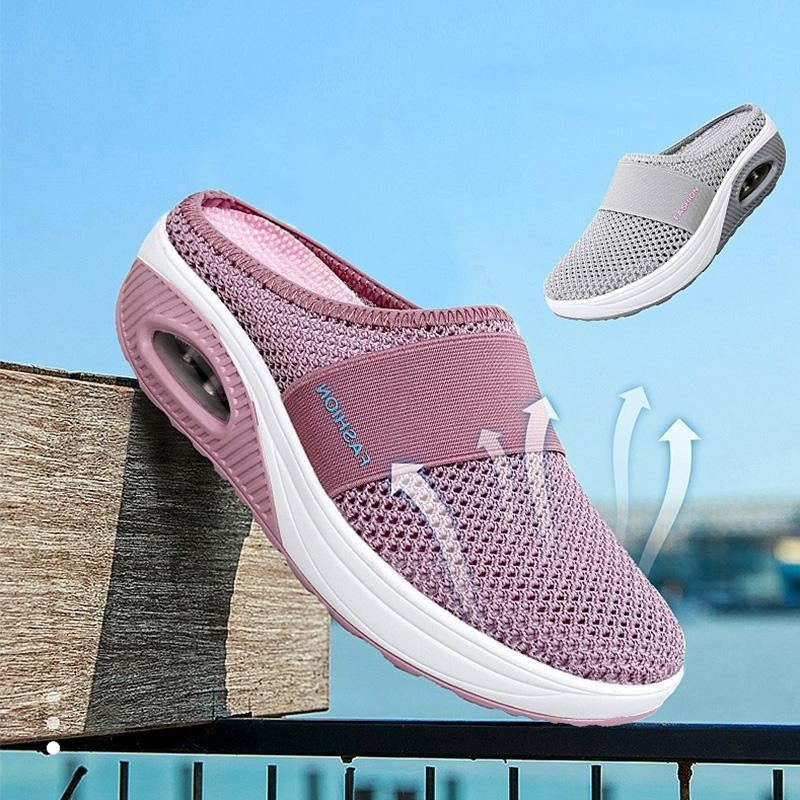 Comfortable Women's Supportive Slip On Shoes - Olytrend