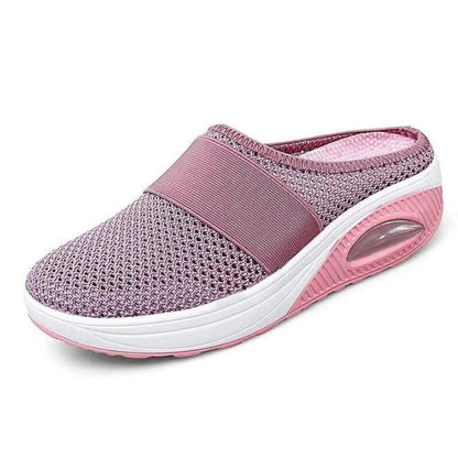 Orthopaedic Air Cushion Shoes - OrthoAir-Pink-2-Nora Luxe